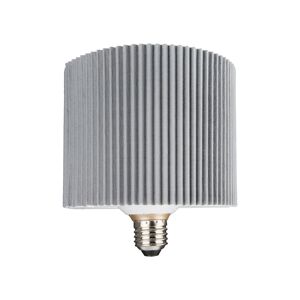 Source lumineuse (LED) Abat-jour gris H.10,5 cm