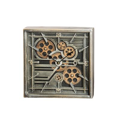 Reloj de mesa cuadrado Quadro H.27cm