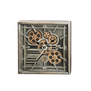 Horloge de table carrée Quadro H.27 cm