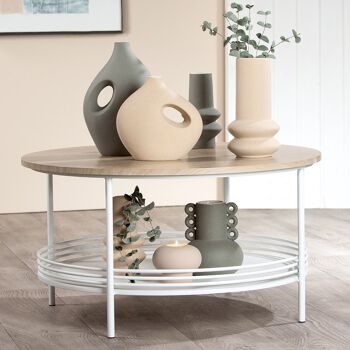 Table d'appoint ronde Living H.40 cm 2