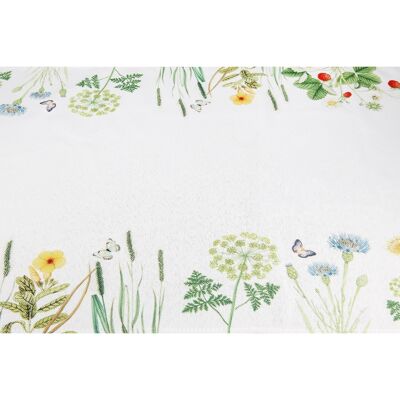 Runner da tavolo rettangolare Wild Flowers H.140 cm