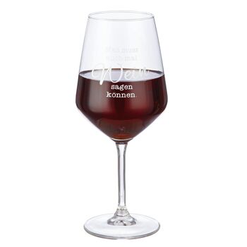 Le vin en verre de vin peut dire H.22,3 cm 5