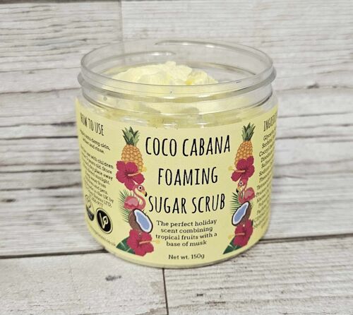 Coco Cabana Foaming Body Sugar Scrub