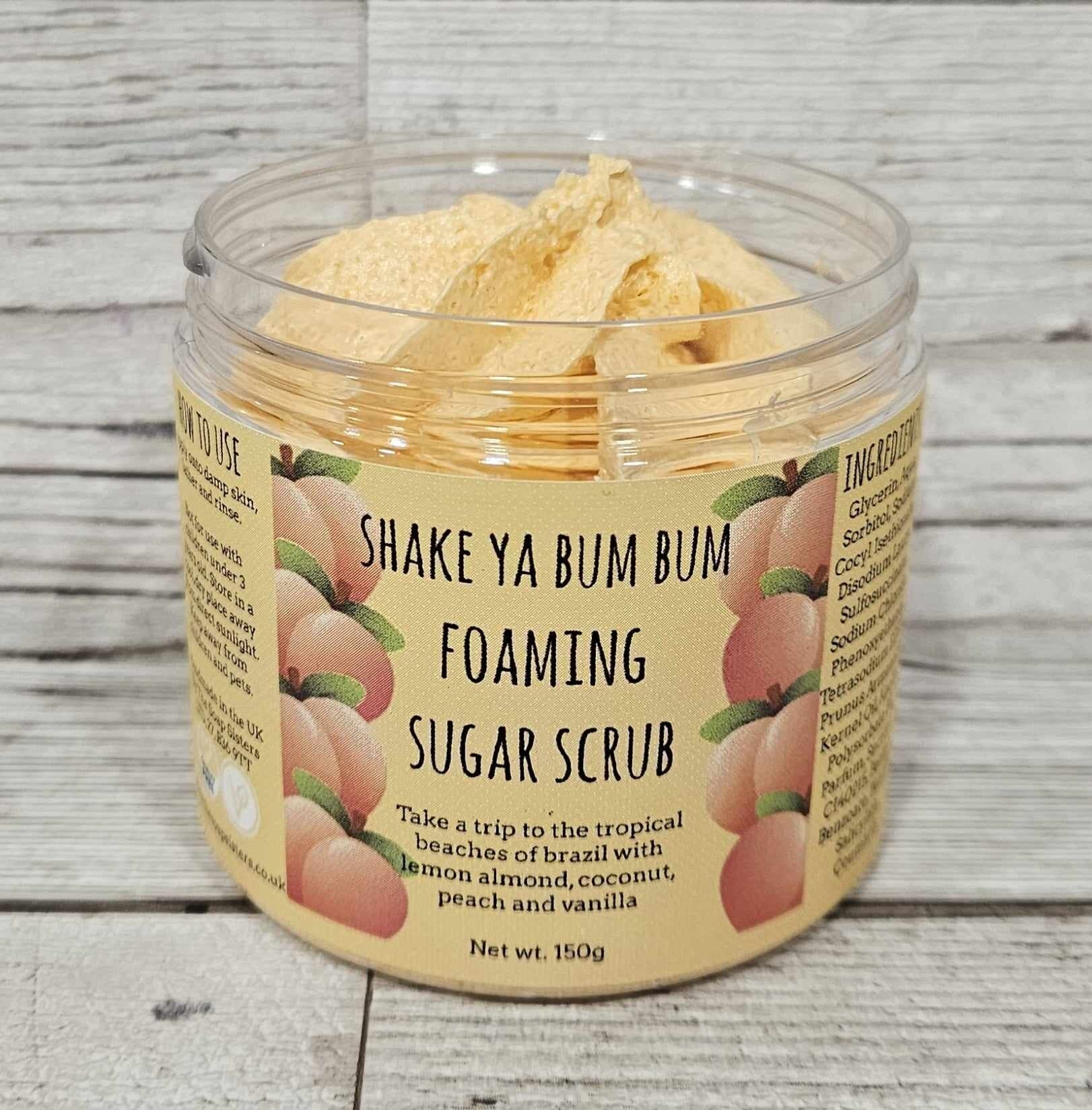 Shake Ya Bum Bum Foaming Body Sugar Scrub