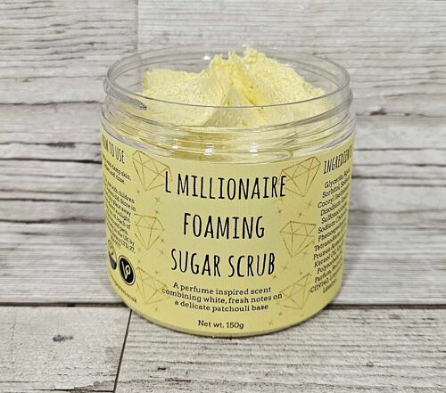 L Millionaire Foaming Body Sugar Scrub