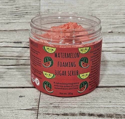 Watermelon Foaming Body Sugar Scrub