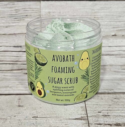 Avobath Foaming Body Sugar Scrub