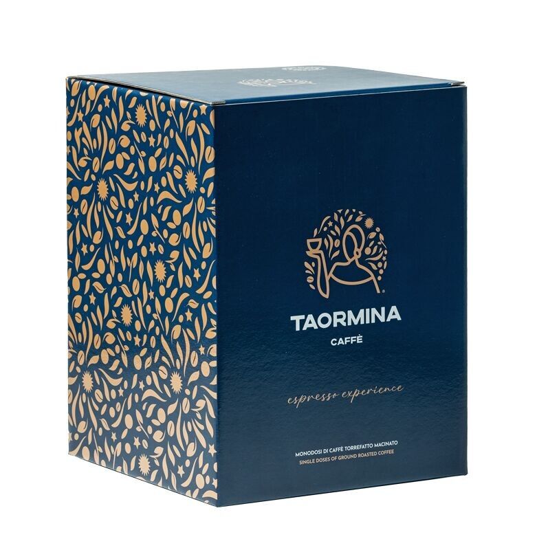 Taormina espresso coffee experience, in pods.