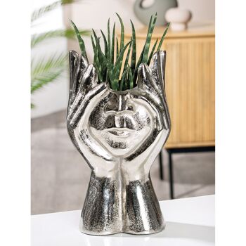 Visage Vase Mains Pose H30 cm 2