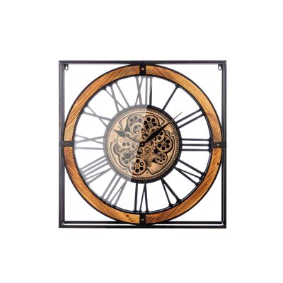 Square wall clock Revolus H.72cm