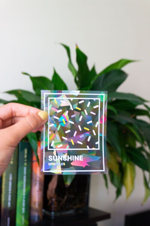 Sunsine Sprinkles Suncatcher sticker, Rainbow sticker, Rainbow sticker suncatcher decal, Rainbow suncatcher, Suncatcher stickers, Window suncatcher