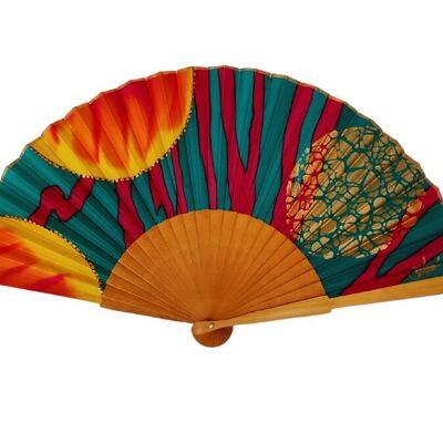 Luxurious silk fan for special occasions