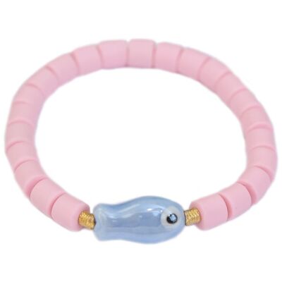 Bracciale pesci colorati blu