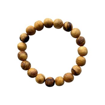 Bracelet en bois de Palo Santo, perles de 10 mm 1
