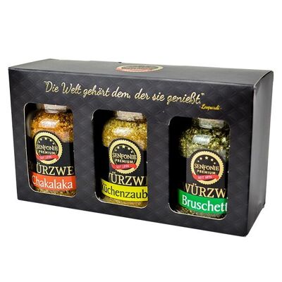Premium box dips filled with Chakalaka, Bruschetta and kitchen magic spices