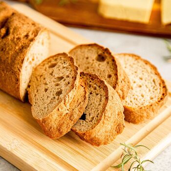 Mélange de farine de pain doré à faible teneur en glucides sans cuisson 900g | Végétalien | Sans gluten | Artisan 4
