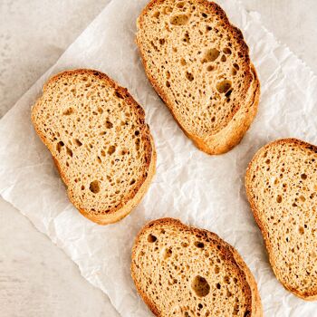 Mélange de farine de pain doré à faible teneur en glucides sans cuisson 900g | Végétalien | Sans gluten | Artisan 5