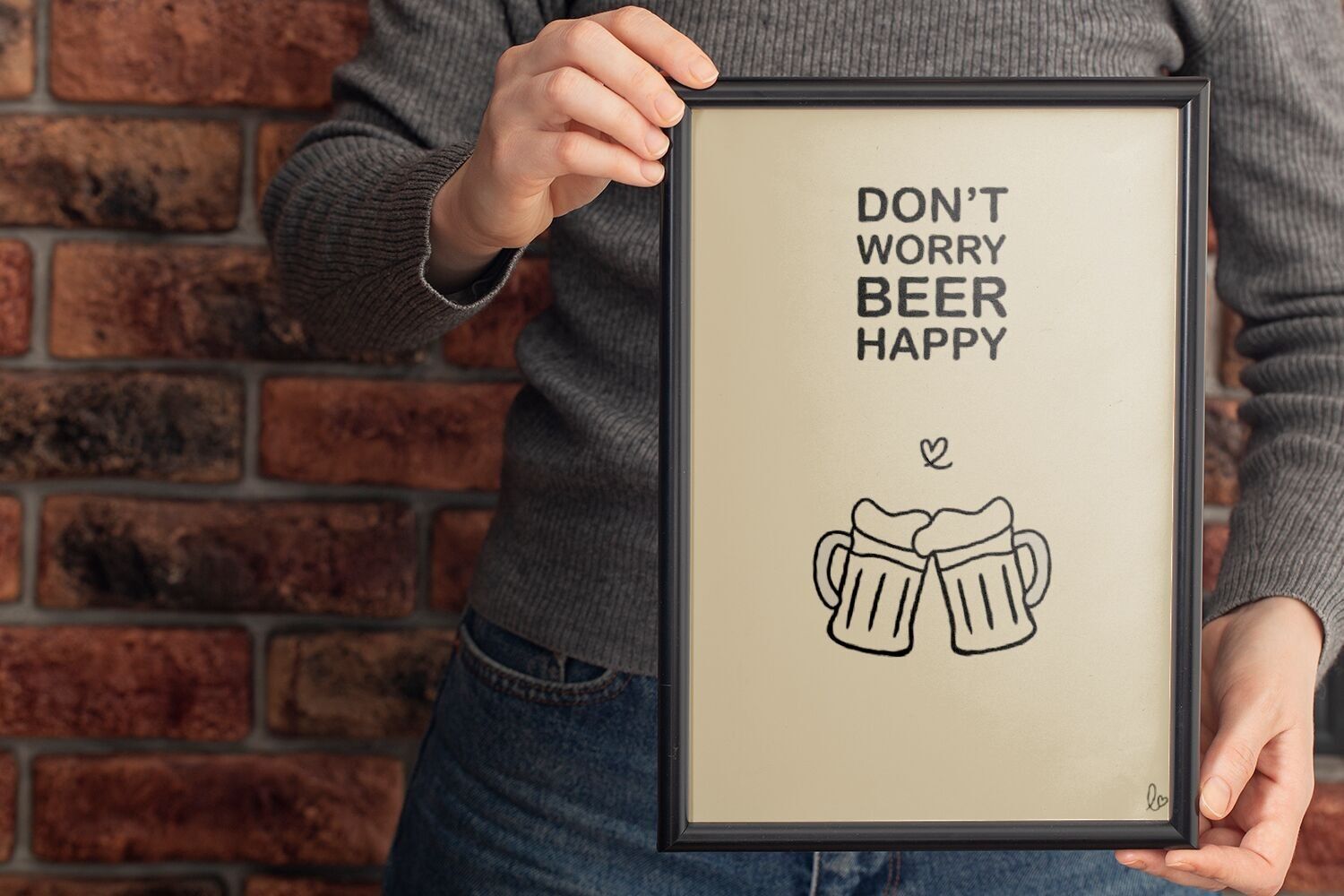 Vatertagsplakat - Bier - Plakate - Illustration hergestellt in Frankreich