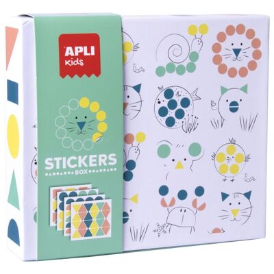 TIERE – GEOMETRISCHE STICKER-BOX