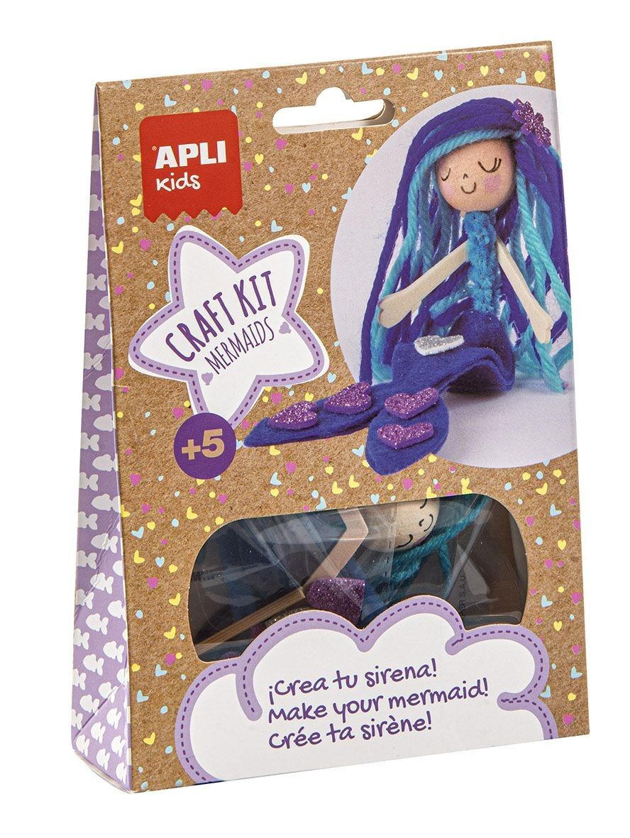 KIT SCATOLA ARTIGIANALE SIRENA BLU