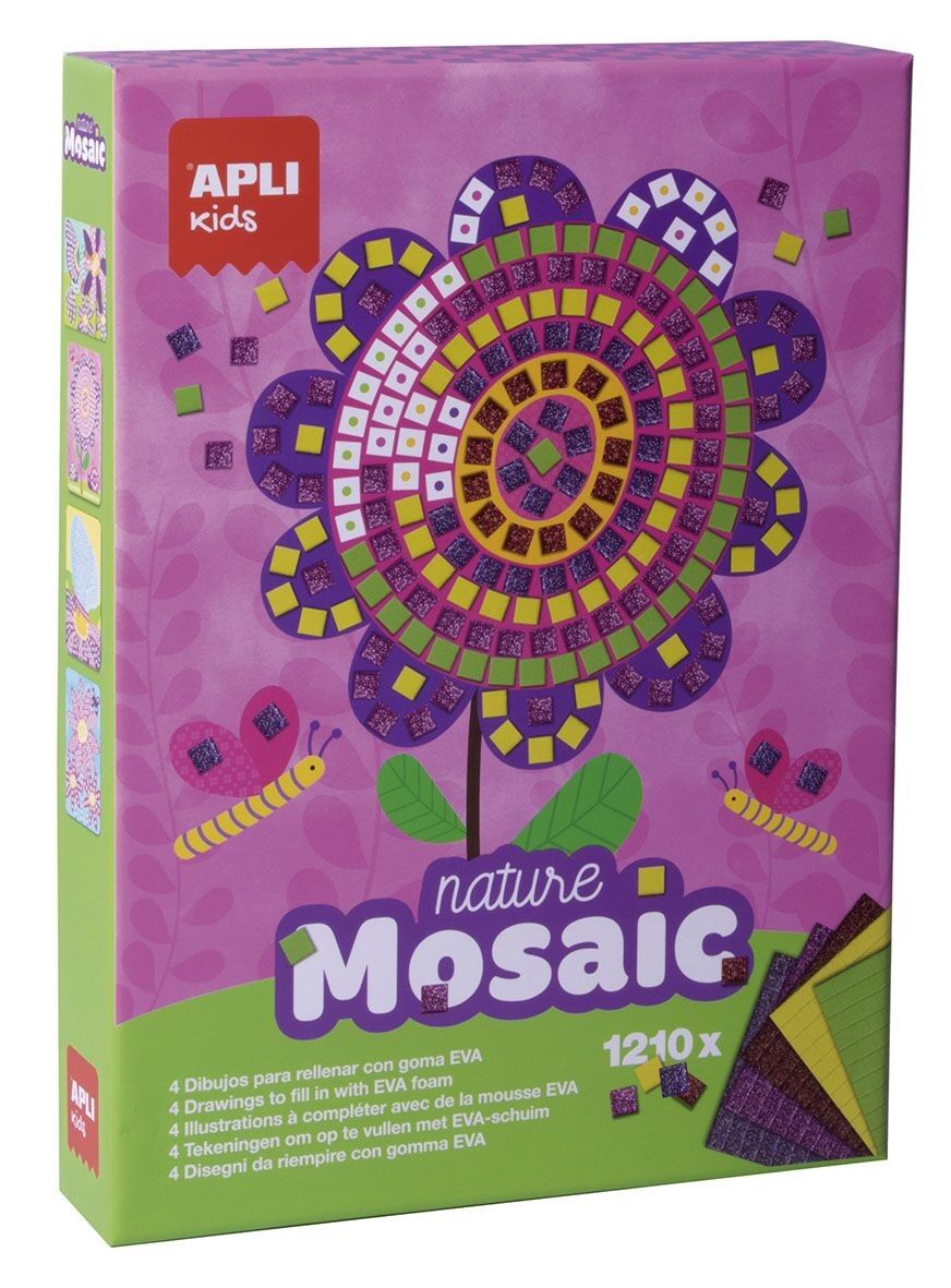 KIT FIORE MOSAICO IN SCHIUMA EVA