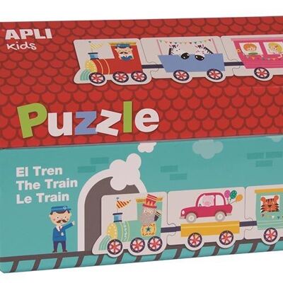 Zug-Puzzle-Box, 20 Teile