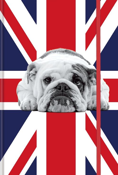 CARNET DE NOTES A5 BRITISH BULLDOG