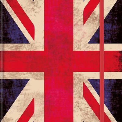 SCHMUTZIGES UNION JACK A5-NOTIZBUCH