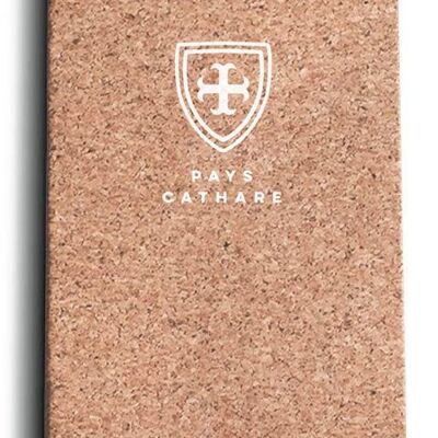 CATHAR COUNTRY NOTIZBUCH AUS KORK