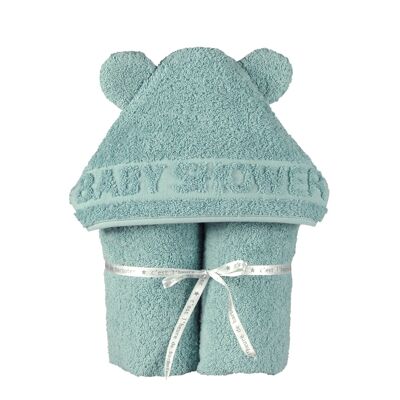 Cape de bain BabyShower vert