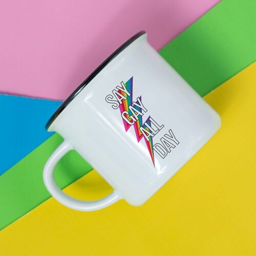 Mug Say gay all day / Pride Month