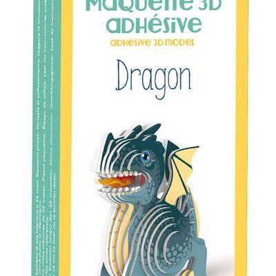 DRAGÓN - MODELO ADHESIVO 3D