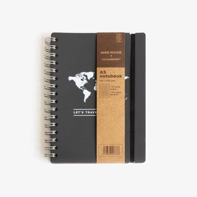 CARNET DE NOTES - GRIS NOTEBOOK (GREY)