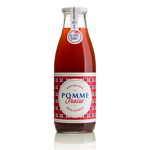 Jus pomme-fraise bio - 75cl