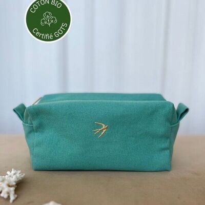 Lison Cube Small Pencil Case - Mint