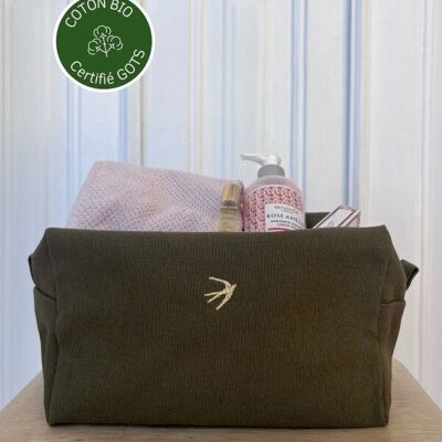 Cube Romane Pencil Case - Khaki