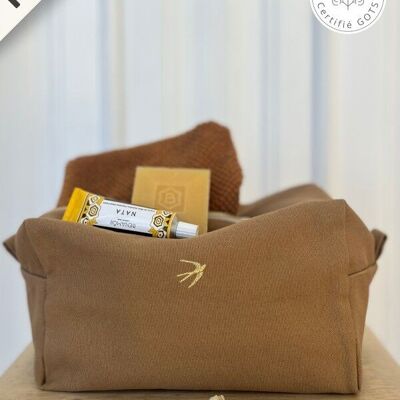 Trousse Cube Romane - Camel