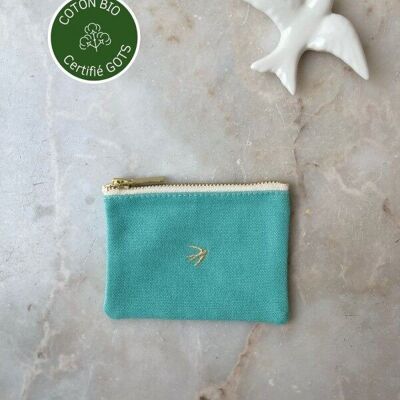 Marie Small Pencil Case - Mint