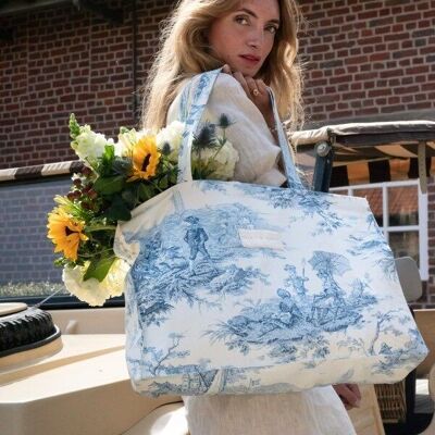 Borsa tote Mahaut - Jouy Bleu