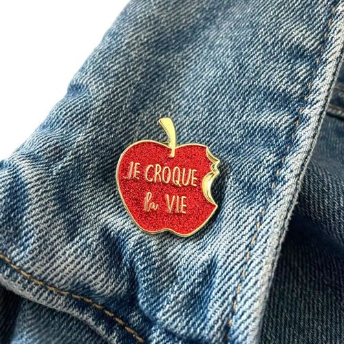 Pin's je croque la vie