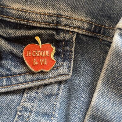 Pin's je croque la vie