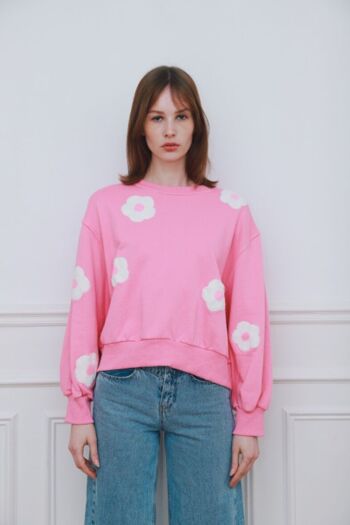 Sweat-shirt à fleurs - 1110 2