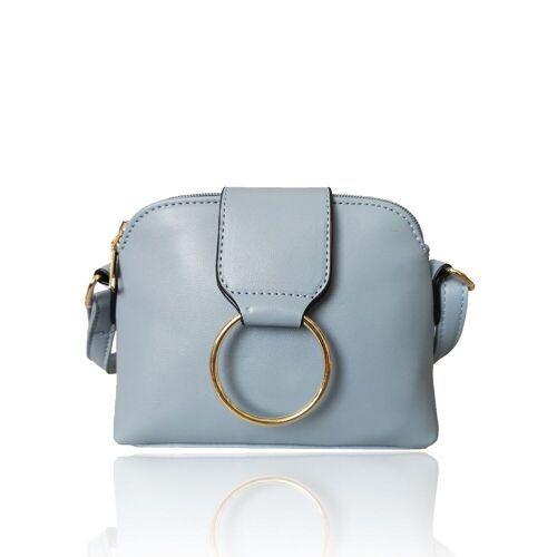 Lola Small Crossbody Bag with Metal Circlet Detail