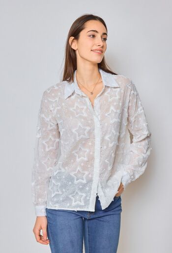 Chemise avec broderie étoile 5