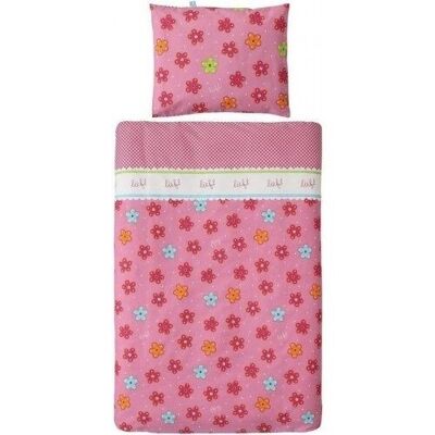 Liebe!rosa Kleinkinder-Bettbezüge für Mädchen mit Blumendruck 120x150cm