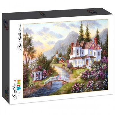 1000-teiliges Puzzle – Dennis Lewan – Engel des Abends