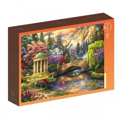 Puzzle de 500 piezas - Chuck Pinson - La paz del jardín