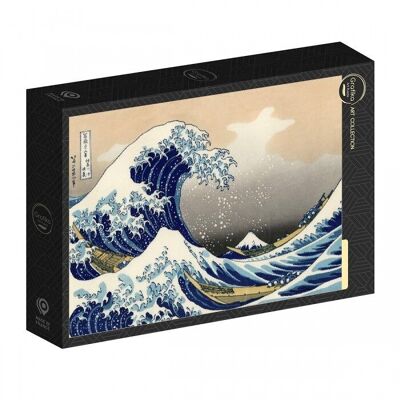 Puzzle de 500 piezas - Hokusai - La gran ola de Kanagawa