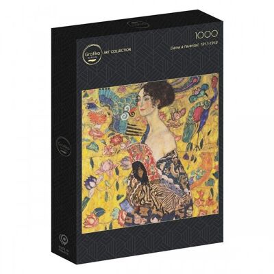 Puzzle de 1000 piezas - Gustav Klimt: La dama del abanico, 1917-1918