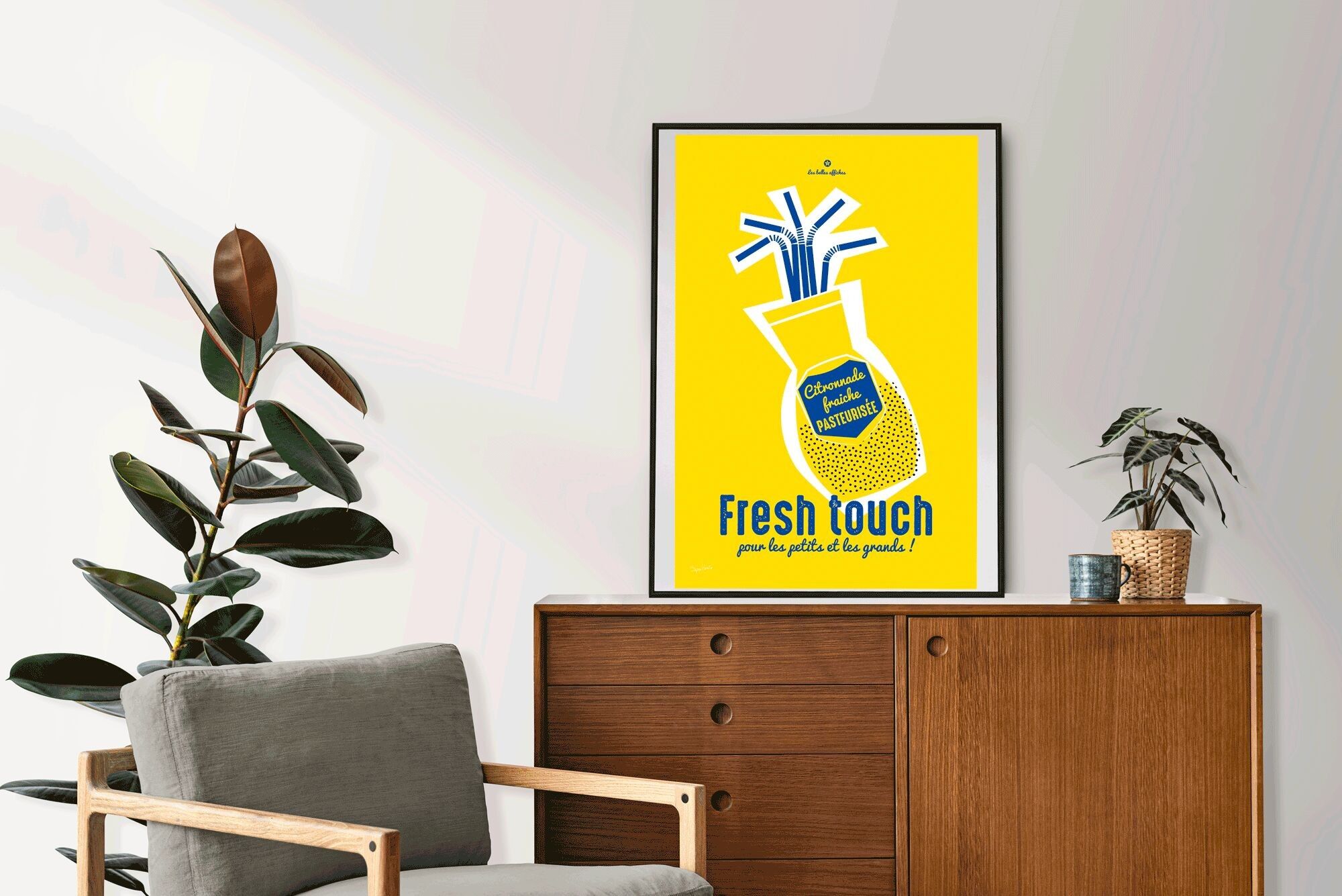 Poster pubblicitario della limonata vintage